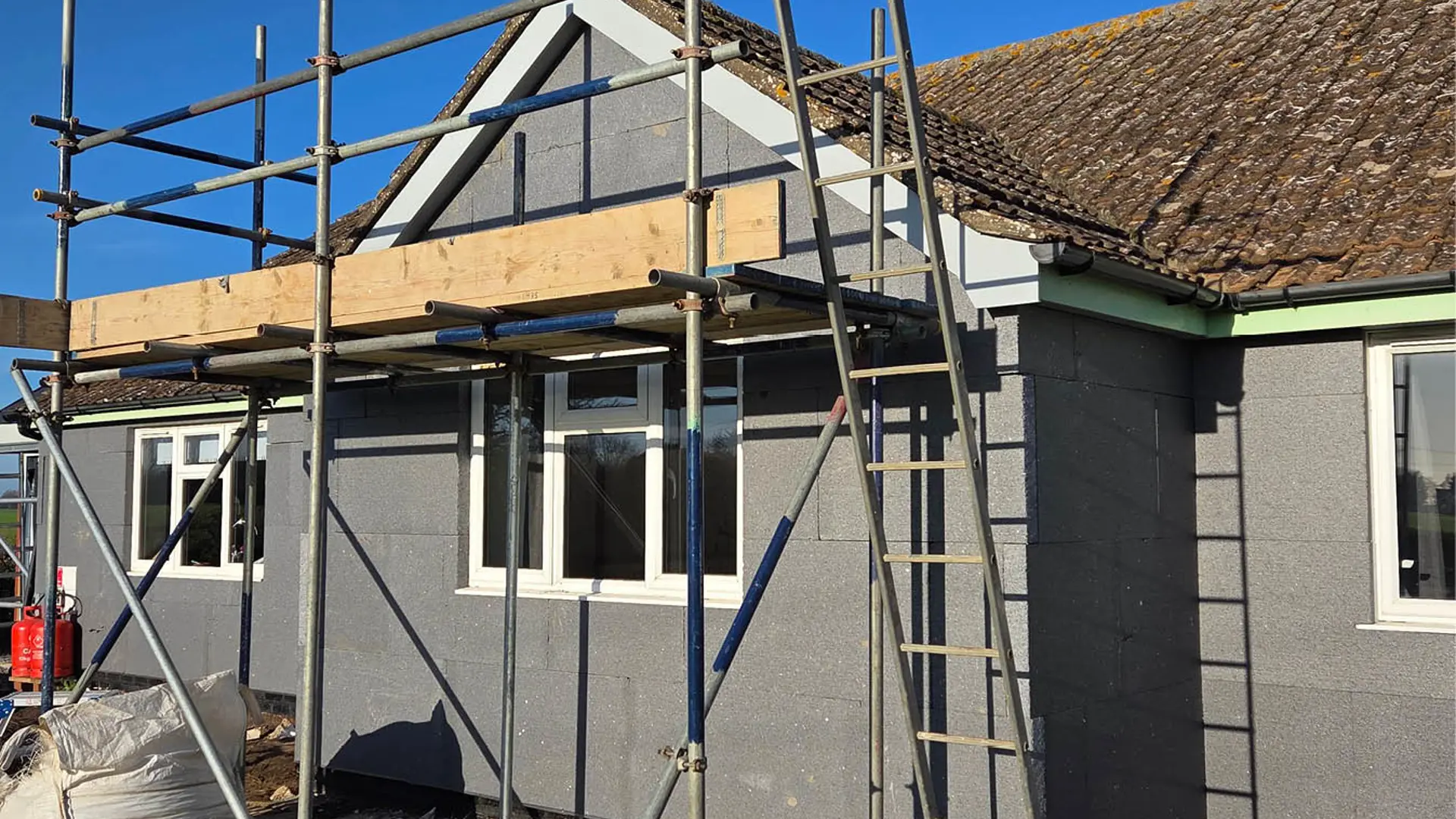 Saxtead Insulation and Render  2